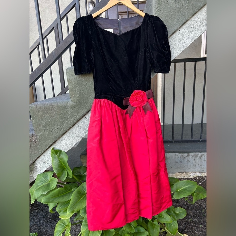Gunne Sax by Jessica McClintock Vintage Formal Dress Prom 1980's 80's Size 5